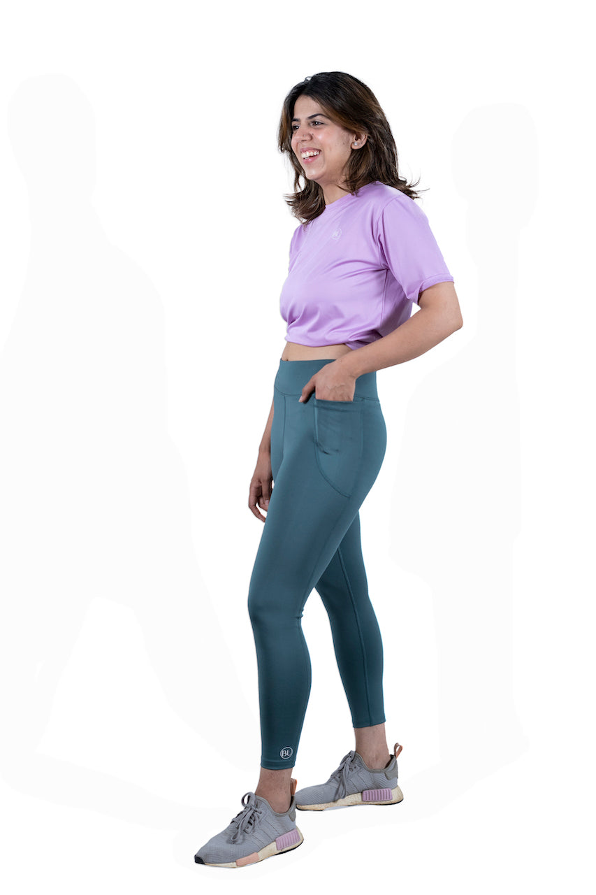 ProPocket Performance Tights - Sage Green