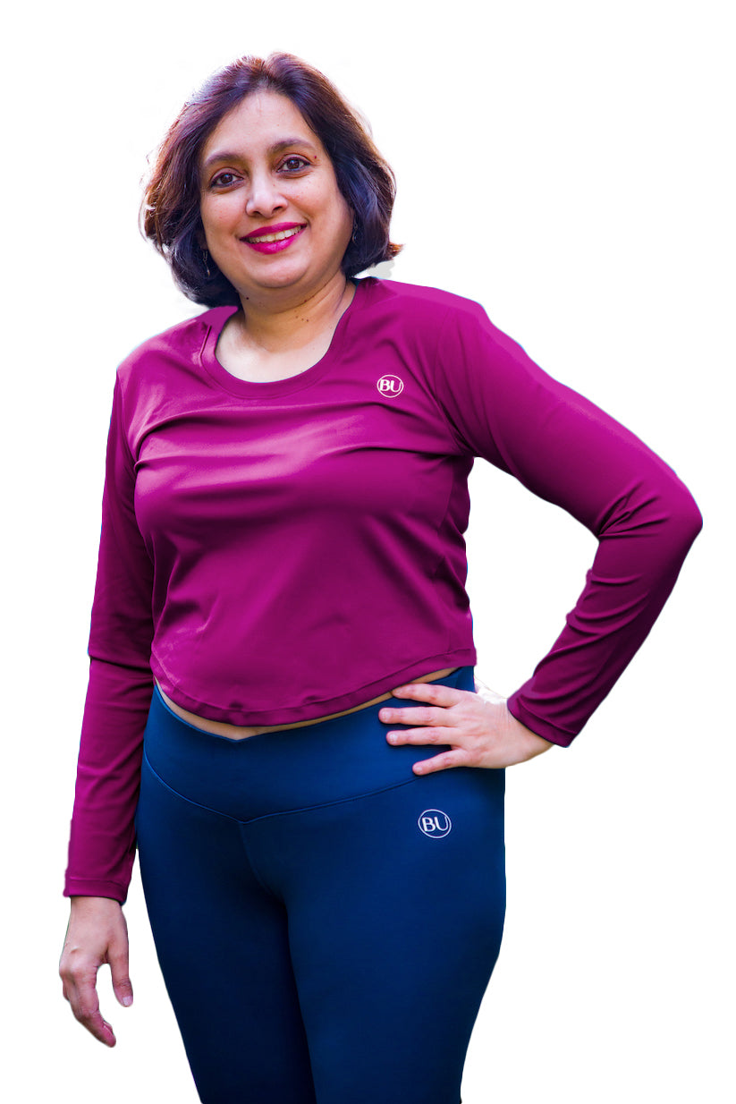 AdaptaFlex Long Sleeve Training Top - Magenta