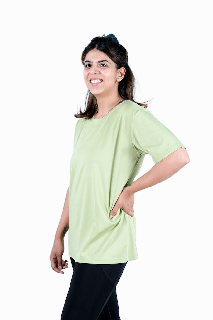 AuthenticEase Pump Cover Tee- Tea Green