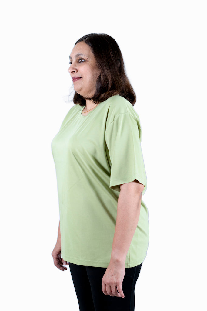 AuthenticEase Pump Cover Tee- Tea Green