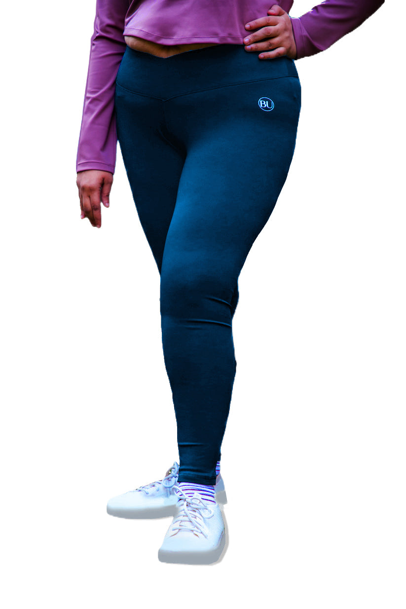 VerveFlex V-Waist Tights - Ocean Blue