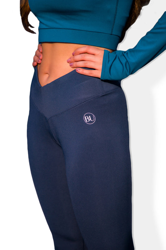 VerveFlex V-Waist Tights - Navy Blue