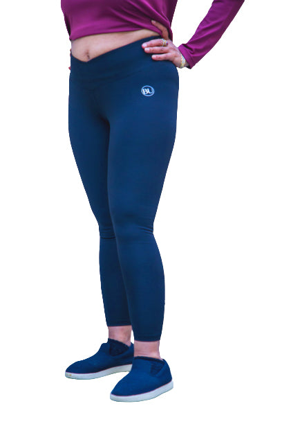 VerveFlex V-Waist Tights - Ocean Blue