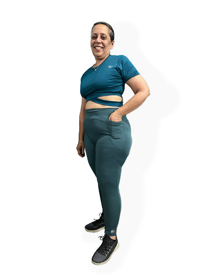 ProPocket Performance Tights - Sage Green